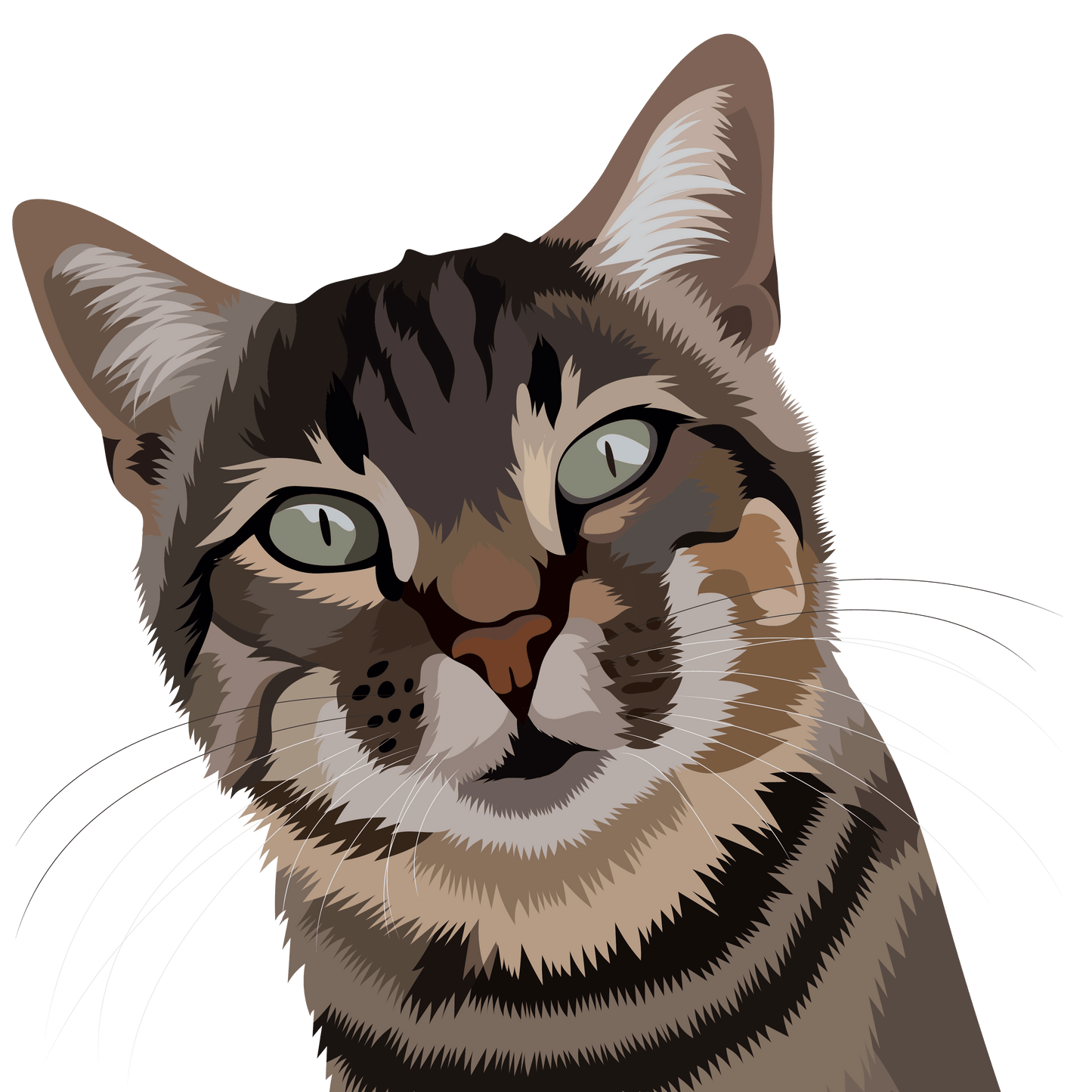 Custom Canvas Pet Art - Sketch - Print Your Paws
