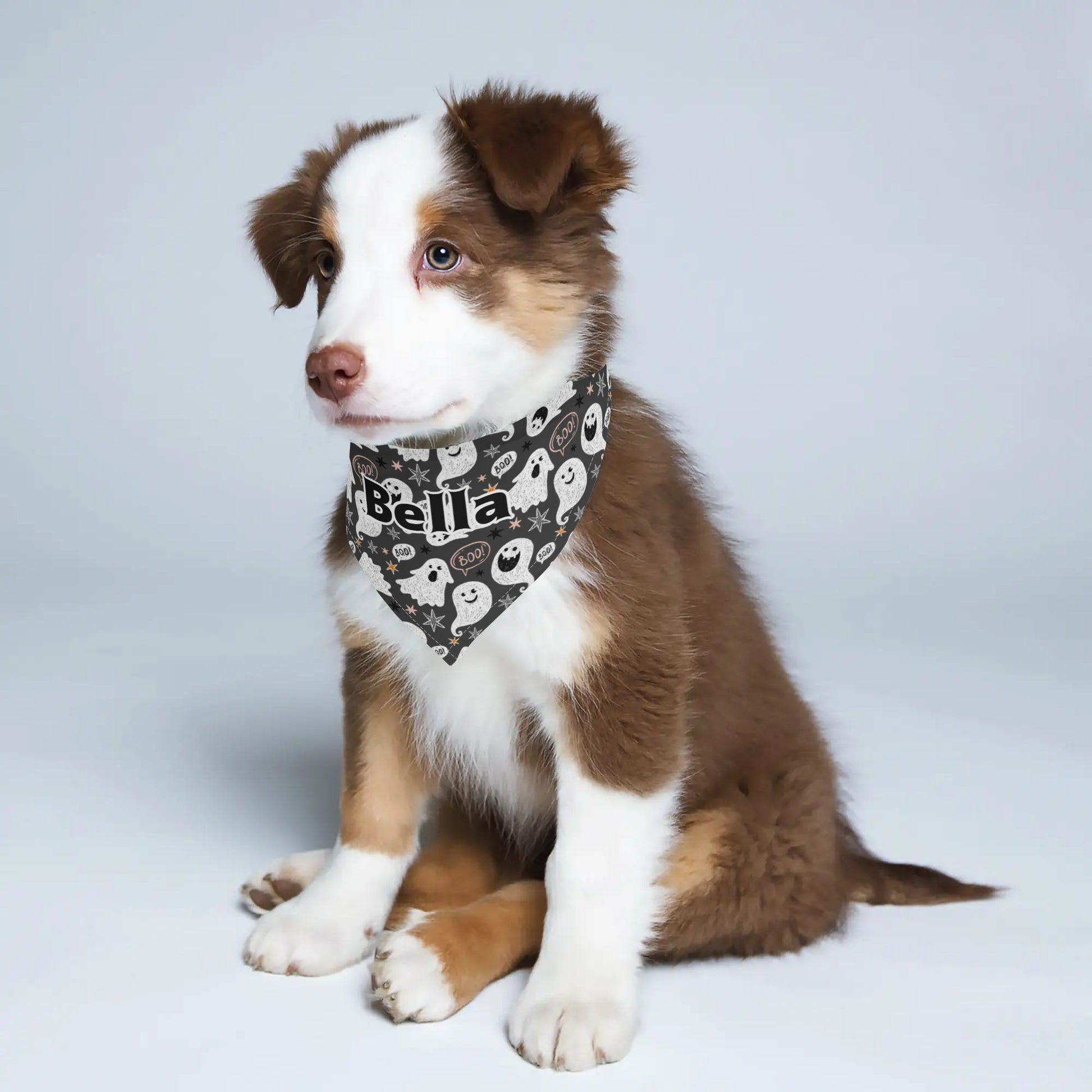 Boo - tifully Spooky Personalized Pet Bandana!" 👻🐾 - Print Your Paws