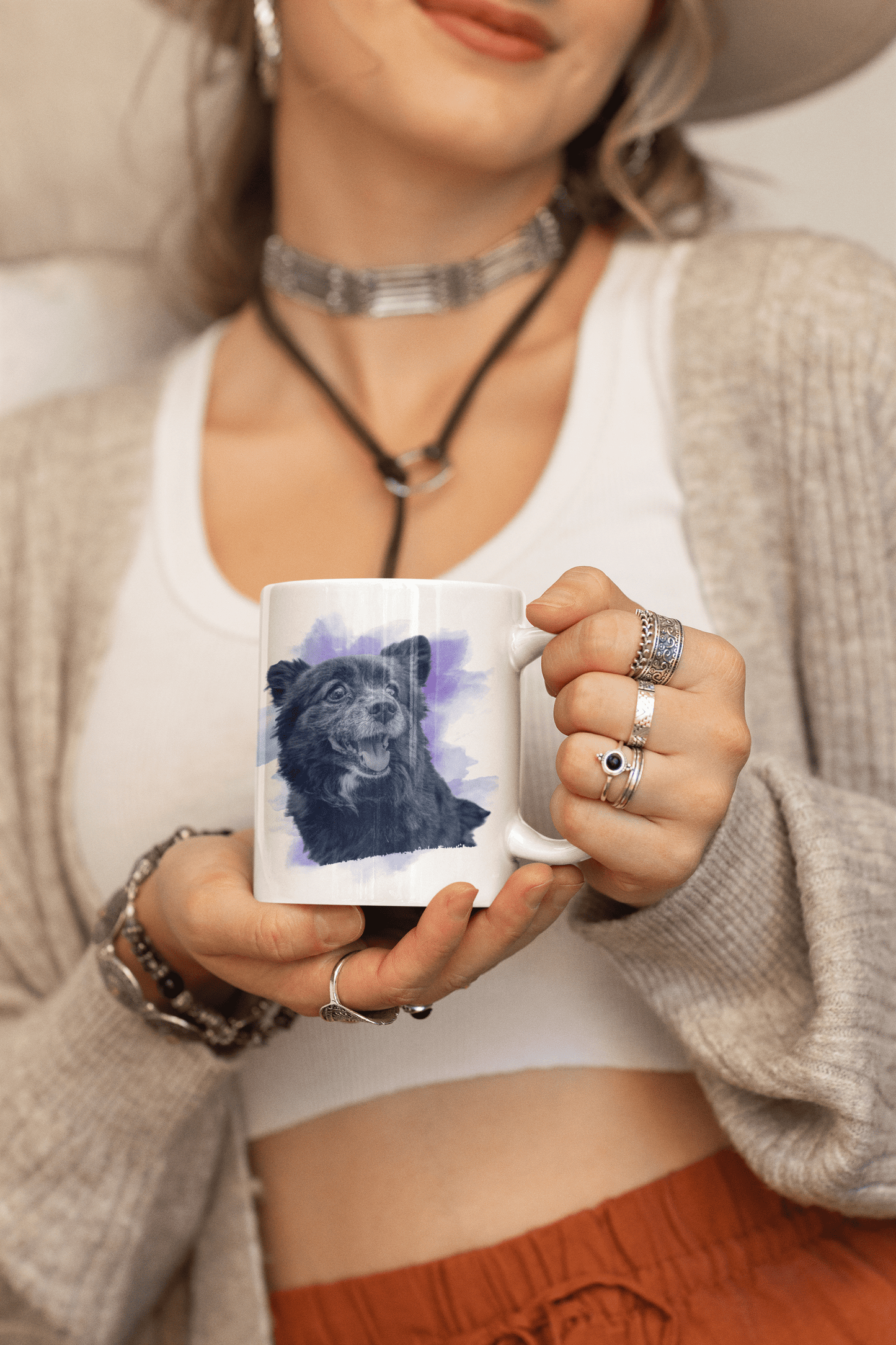 Personalized Custom Coffee Mug - Print Your Paws