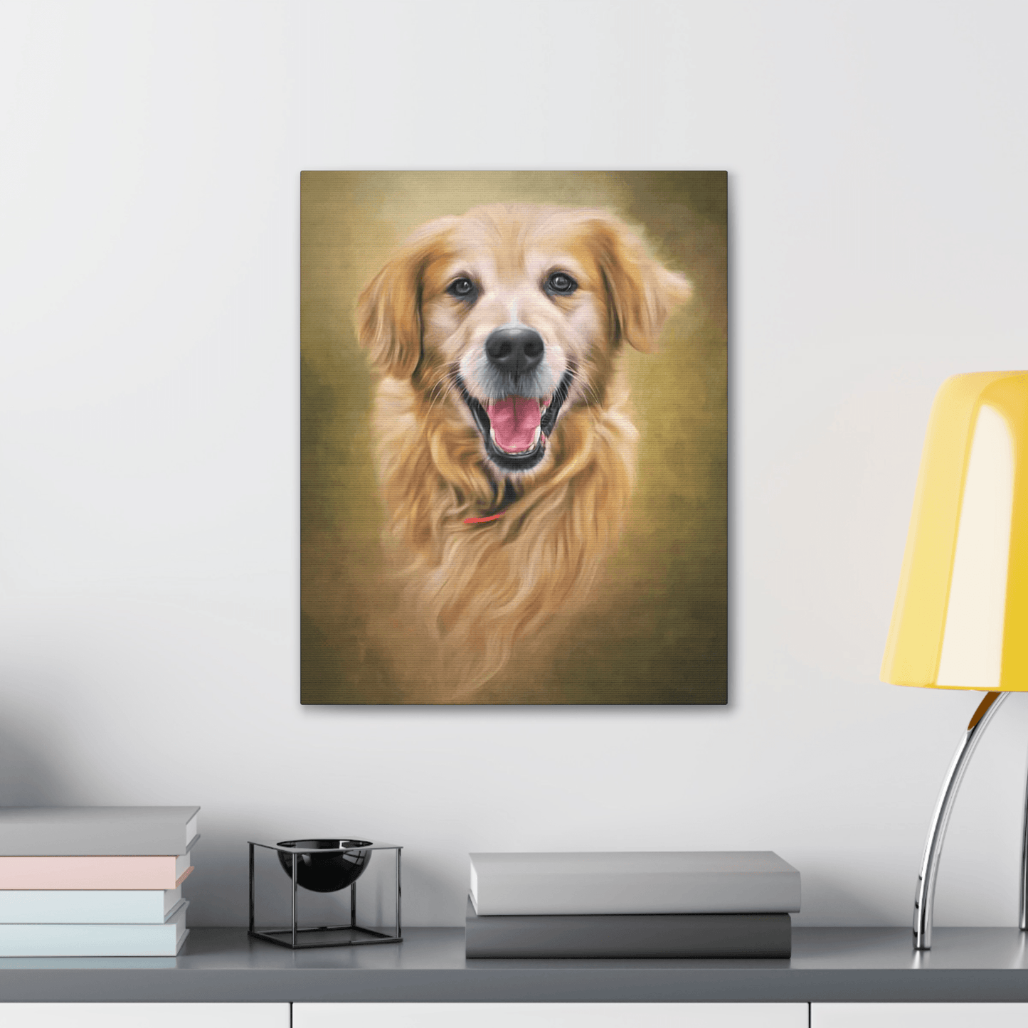 Custom Canvas Pet Art - Yearbook - Print Your Paws