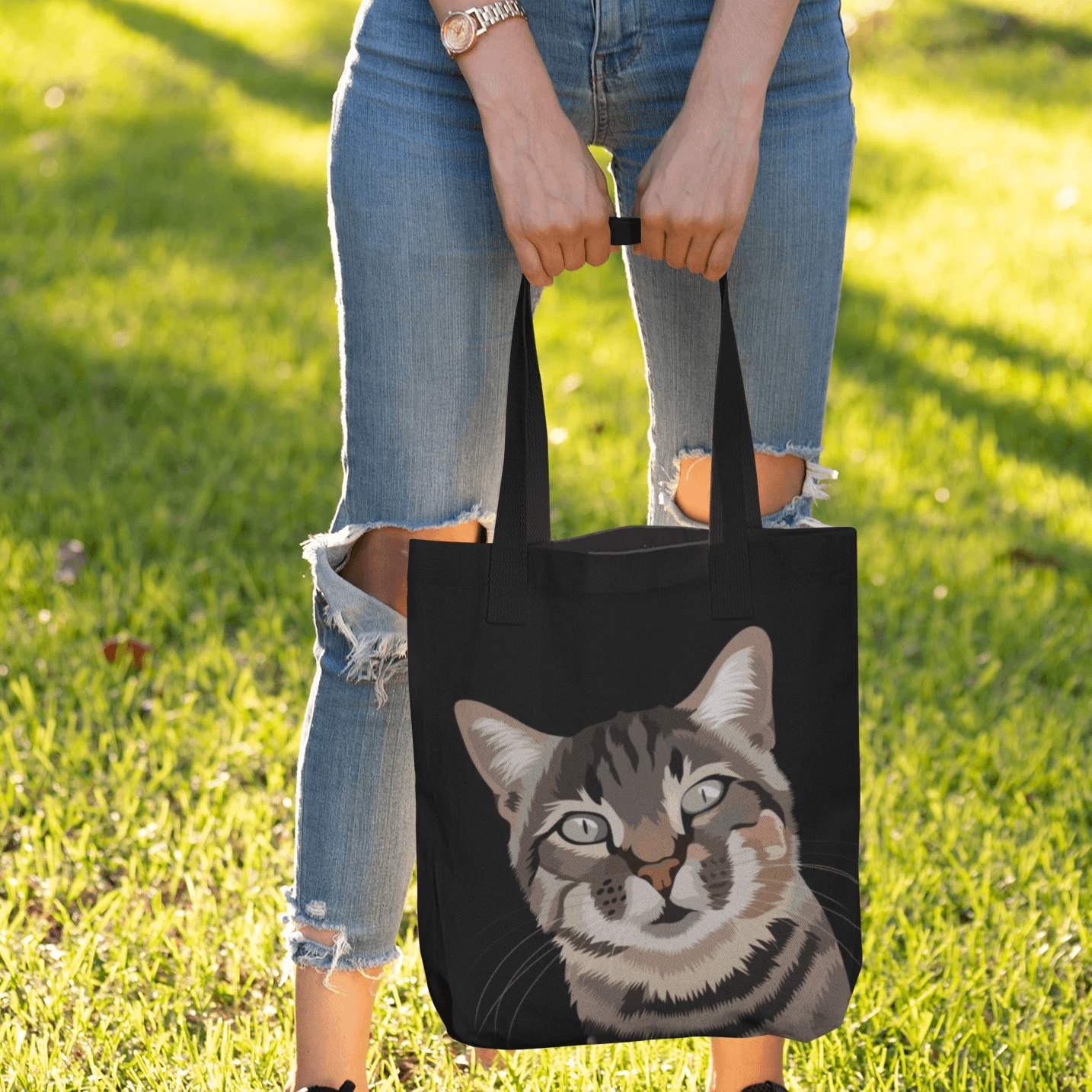 Print Your Paws - Custom Tote Bag - Print Your Paws