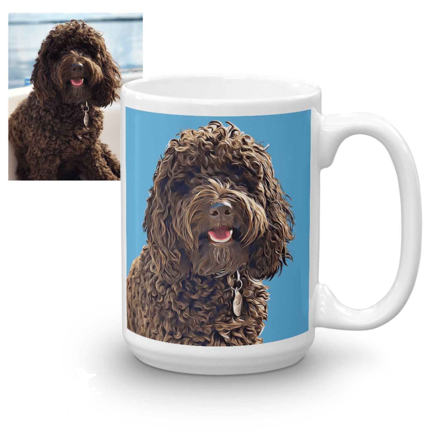 Print Your Paws - Large Custom Pet Mug - Print Your Paws